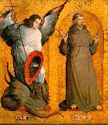 Juan de Flandes Saints Michael and Francis China oil painting reproduction